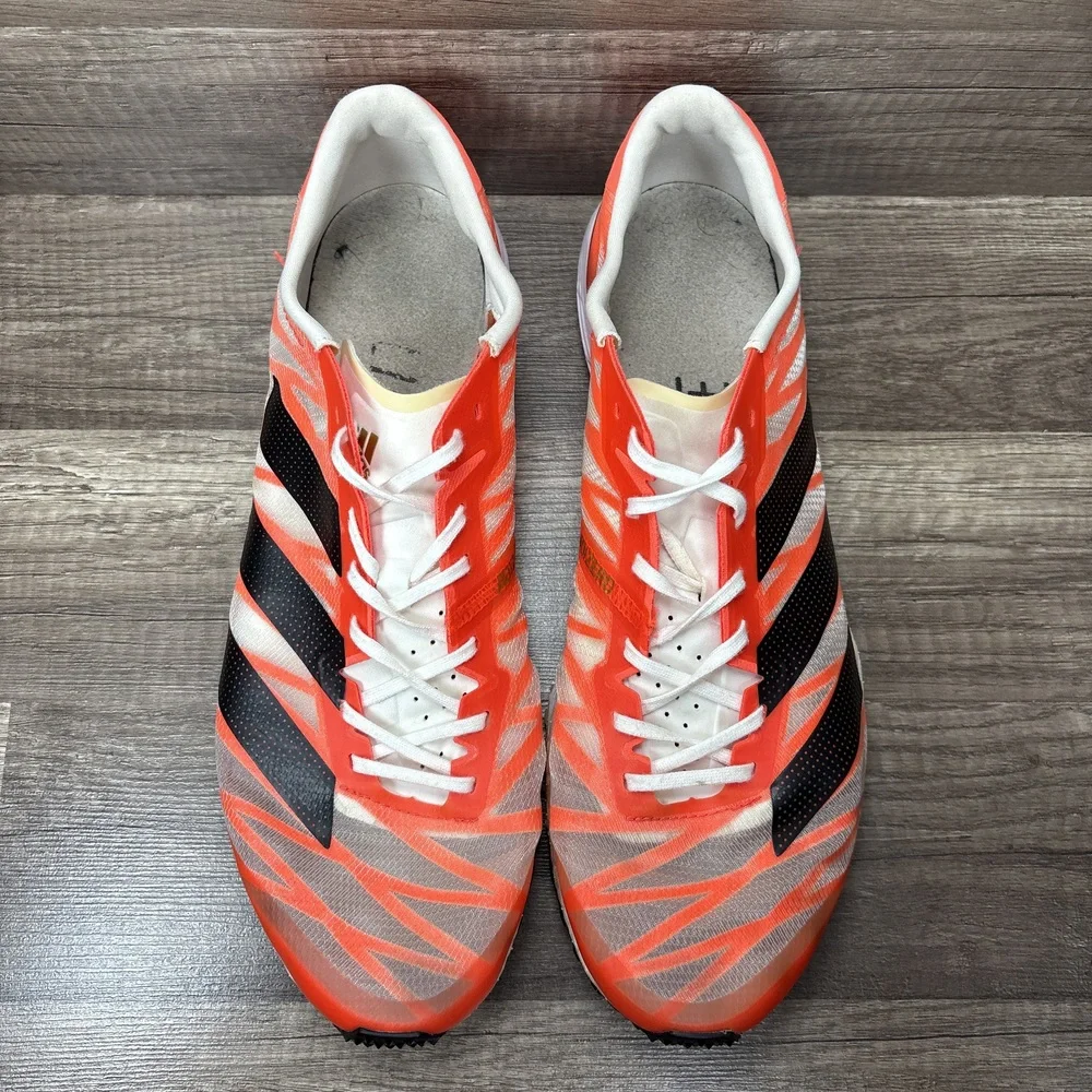 Adidas Takumi Sen 7 Orange Black Mens US Size 12 EUR 46.67 FZ2499 Running Shoes - Picture 8 of 10